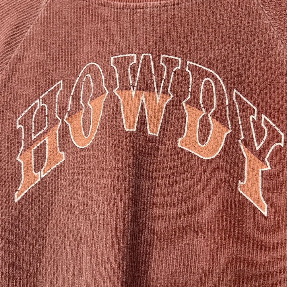 Altar'd State ‘Howdy’ Ribbed Sweatshirt - Picture 5 of 11
